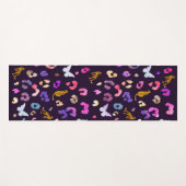 Zwarte luipvlinder yogamat (Voorkant (horizontaal))