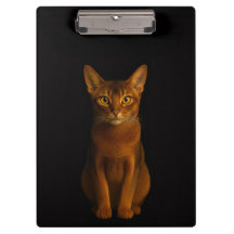Zwarte Luxe Klembord, Abyssinian Beauty