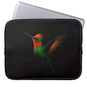 Zwarte Luxe Laptophoes, Tufted Coquette Laptop Sleeve