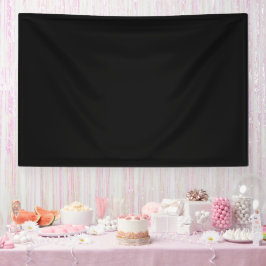 Zwarte Luxe Minimalistische Wandtapijt Spandoek