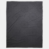 Zwarte Luxekornamental mandala Fleece Deken (Voorkant)