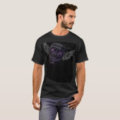 Zwarte Lyon dr Bigg bas T-shirt (Voorkant volledig)