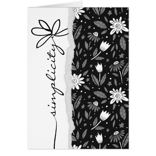 zwarte maaltijd met woordeenvoud (Voorkant)