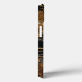 Zwarte maan abstracte kunst Case-Mate iPhone case (Achterkant / Rechts)