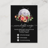 Zwarte Maan En Sterren Toverpot En Kit Visitekaartje (Voorkant)