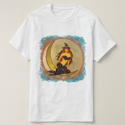 Zwarte Maan Heks T-shirt (Design voorkant)