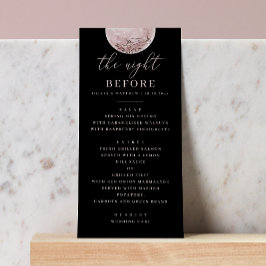 Zwarte maan repetitie diner | De avond ervoor Menu