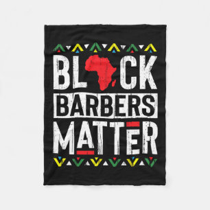 Zwarte Maand Barbers Probleem Geschiedenis Afrikaa Fleece Deken
