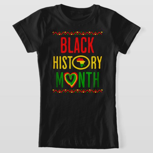 Zwarte Maand, Junetetiende, Zwarte Geschiedenis Ma T-shirt (Laagn)