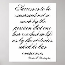 Zwarte maand Wall Inspiration, Motivatie Quote, Poster