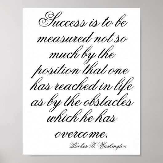 Zwarte maand Wall Inspiration, Motivatie Quote, Poster (Voorkant)