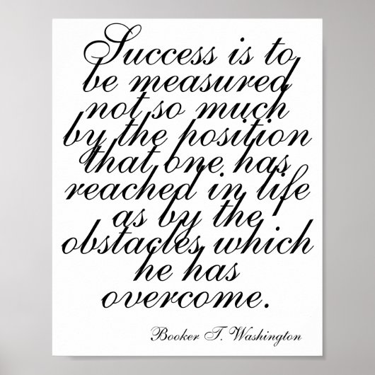 Zwarte maand Wall Inspiration, Motivatie Quote, Poster (Voorkant)