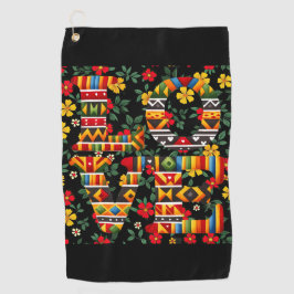 Zwarte maanden geschiedenis voor golfer golfhanddoek