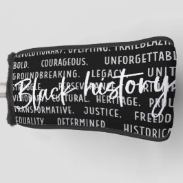 Zwarte maanden geschiedenis voor golfer golfheadcover