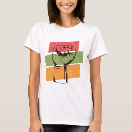 Zwarte Macht Vuist van BLM T-shirt