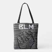 Zwarte Macht Vuist van BLM Tote Bag (Achterkant)
