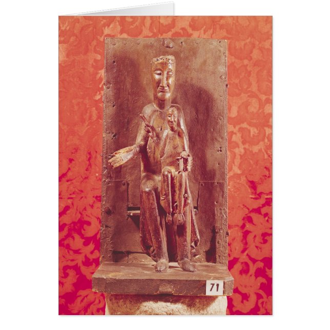 Zwarte Madonna, Catalaanse School, 11e eeuw (Voorkant)