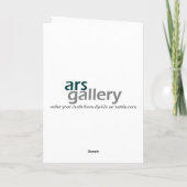 Zwarte Madonna en kind Feestdagen Kaart (Achterkant)