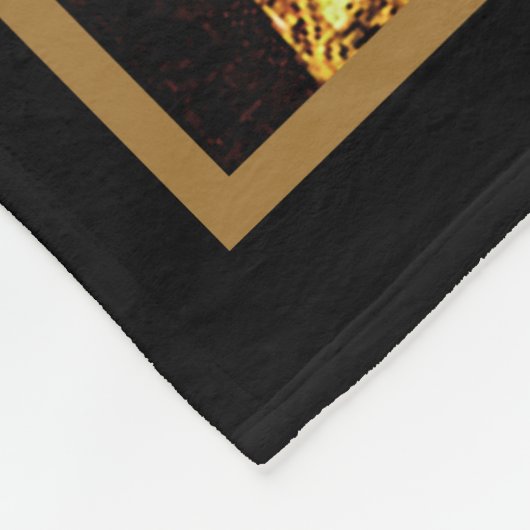 Zwarte Madonna in gebed Fleece Deken (Hoek)