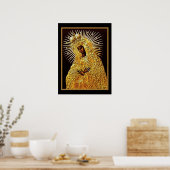 Zwarte Madonna in Prayer ... Poster (Keuken)