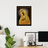 Zwarte Madonna in Prayer ... Poster (Thuiskantoor)