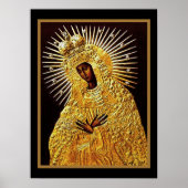 Zwarte Madonna in Prayer ... Poster (Voorkant)
