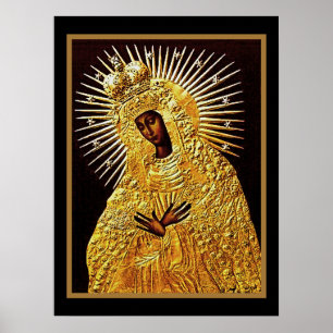 Zwarte Madonna in Prayer ... Poster