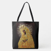 Zwarte Madonna in Prayer ... Poster Tote Bag (Voorkant)