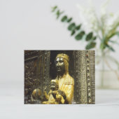 zwarte madonna montserrat briefkaart (Staand voorkant)