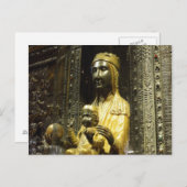 zwarte madonna montserrat briefkaart (Voorkant / Achterkant)