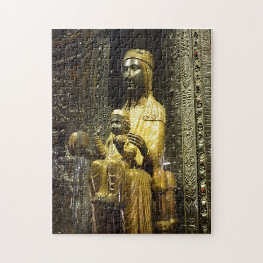 zwarte madonna montserrat legpuzzel (Verticaal)