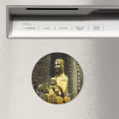 Zwarte Madonna Montserrat magneet (Insitu (Vaatwasser))