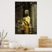 zwarte madonna montserrat poster (Keuken)