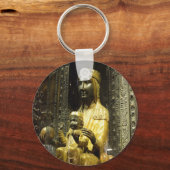 zwarte madonna montserrat sleutelhanger (Voorkant)