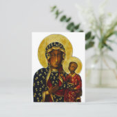 Zwarte Madonna van Częstochowa Briefkaart (Staand voorkant)