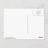 Zwarte magaart briefkaart (Achterkant)