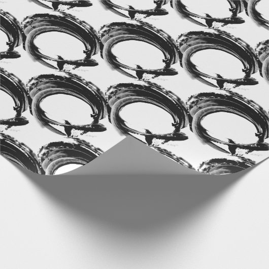 zwarte magie cadeaupapier (Hoek)