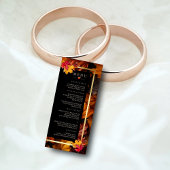 Zwarte magie ontmoet rustieke gouden herfstbruilof menu