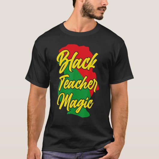 Zwarte Magie van de Leraar T-shirt (Voorkant)