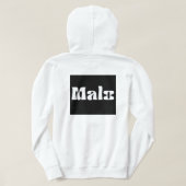 zwarte malo hoodie (Design achterkant)