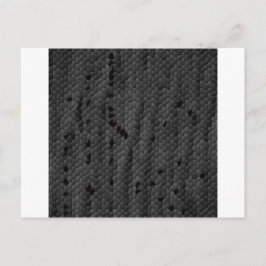 Zwarte Mamba in afbeelding, Art Briefkaart