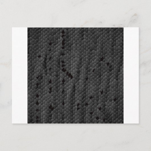 Zwarte Mamba in afbeelding, Art Briefkaart (Voorkant)