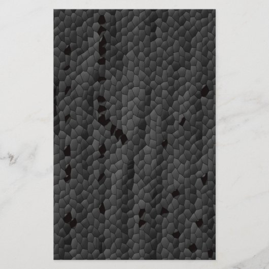 Zwarte Mamba in afbeelding, Art Briefpapier (Voorkant)