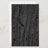 Zwarte Mamba in afbeelding, Art Briefpapier (Voorkant / Achterkant)