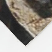 ZWARTE MAMBA SLANG FLEECE DEKEN (Hoek)