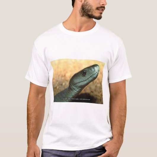 Zwarte mamba t-shirt (Voorkant)