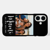 Zwarte Mami Vastgestelde Script Foto Case-Mate iPhone Case (Achterkant (horizontaal))