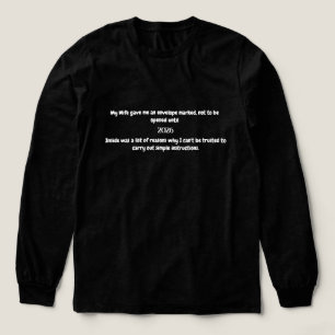 Zwarte man T-shirt