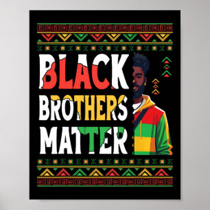 Zwarte Man Zwarte Broers Probleem Afrikaanse Pride Poster
