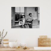 Zwarte Mannen die gitaar spelen, 1902 Poster (Keuken)